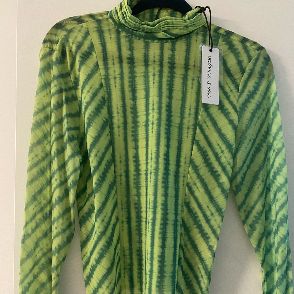 Valencia & Vine New with Tags Sheer Turtleneck Shirt from ShopBop